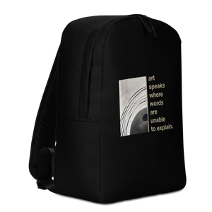 Art speaks where words are unable to explain Minimalist Backpack by Design Express