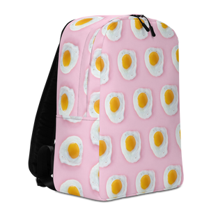 Pink Eggs Pattern Minimalist Backpack by Design Express