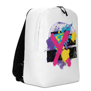 Abstract Series 01 Minimalist Backpack White by Design Express