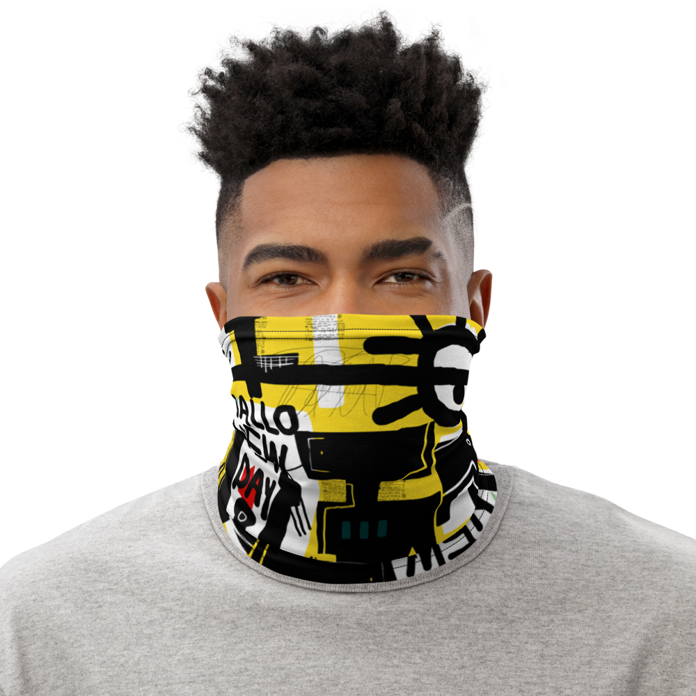 Default Title Basquiat Style Neck Gaiter by Design Express