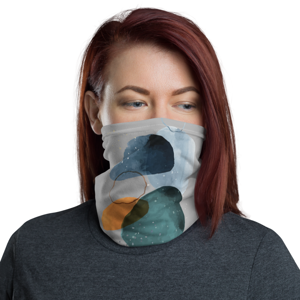 Default Title Peace Abstract Art Neck Gaiter by Design Express