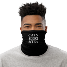 Default Title Cats Books Tea (Funny) Mask & Neck Gaiter by Design Express