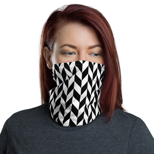 Default Title Chevron Flip Pattern Face Mask & Neck Gaiter by Design Express