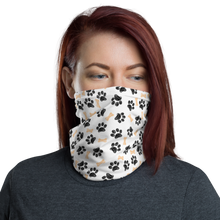 Default Title Dog Paws and Bones Pattern Face Mask & Neck Gaiter by Design Express