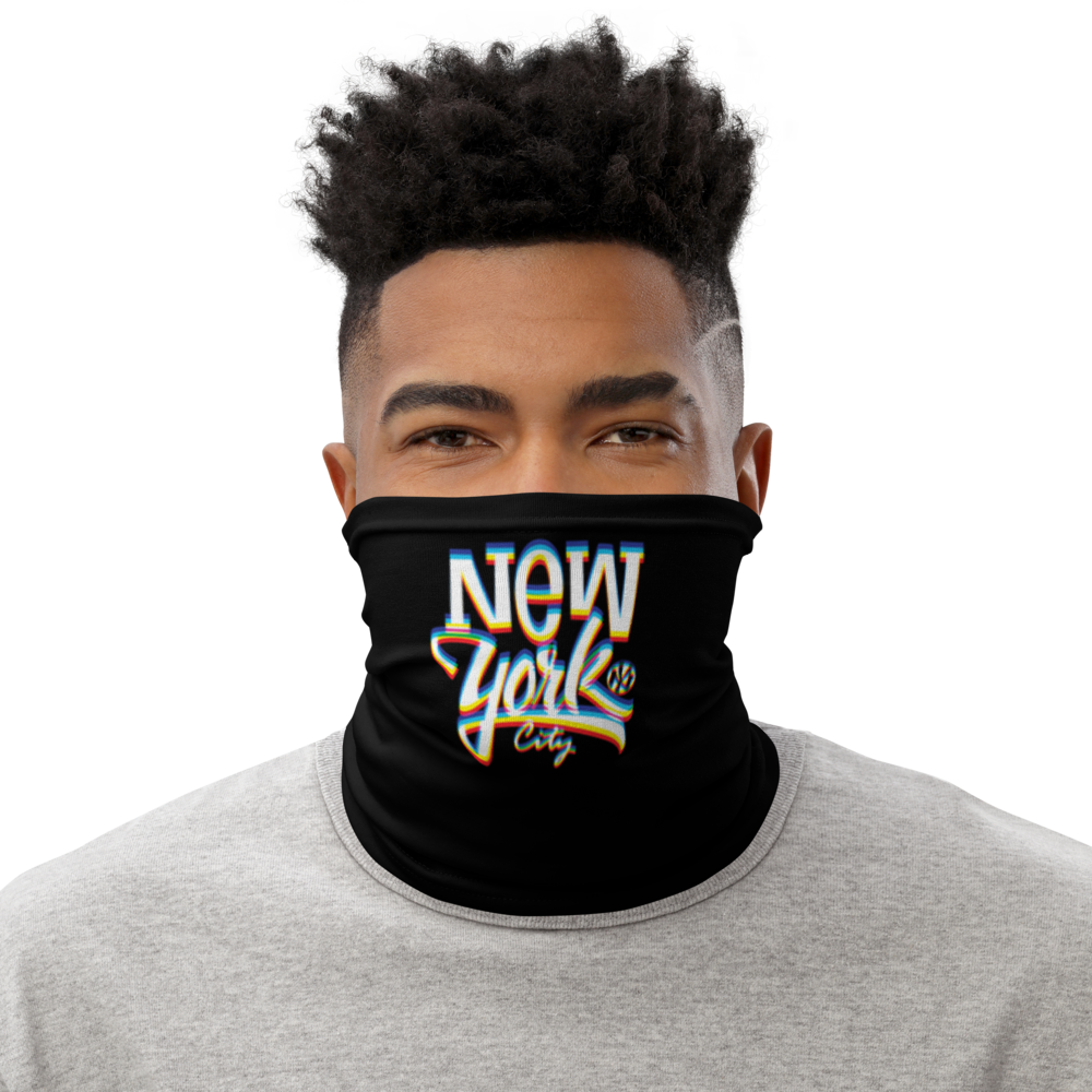 Default Title New York City Glitch Face Mask & Neck Gaiter by Design Express