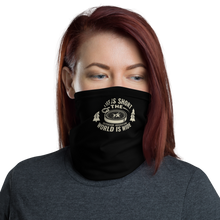 Default Title Life Is Short, World is Wide Face Mask & Neck Gaiter by Design Express