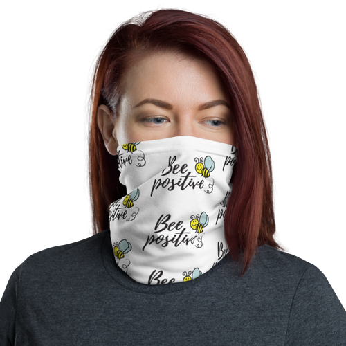 Default Title Bee Positive Face Mask & Neck Gaiter by Design Express