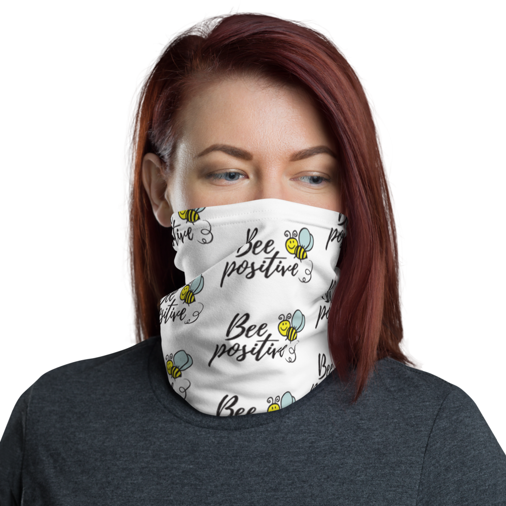 Default Title Bee Positive Face Mask & Neck Gaiter by Design Express