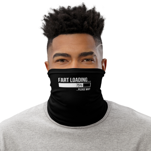 Default Title Fart Loading (Funny) Face Mask & Neck Gaiter by Design Express