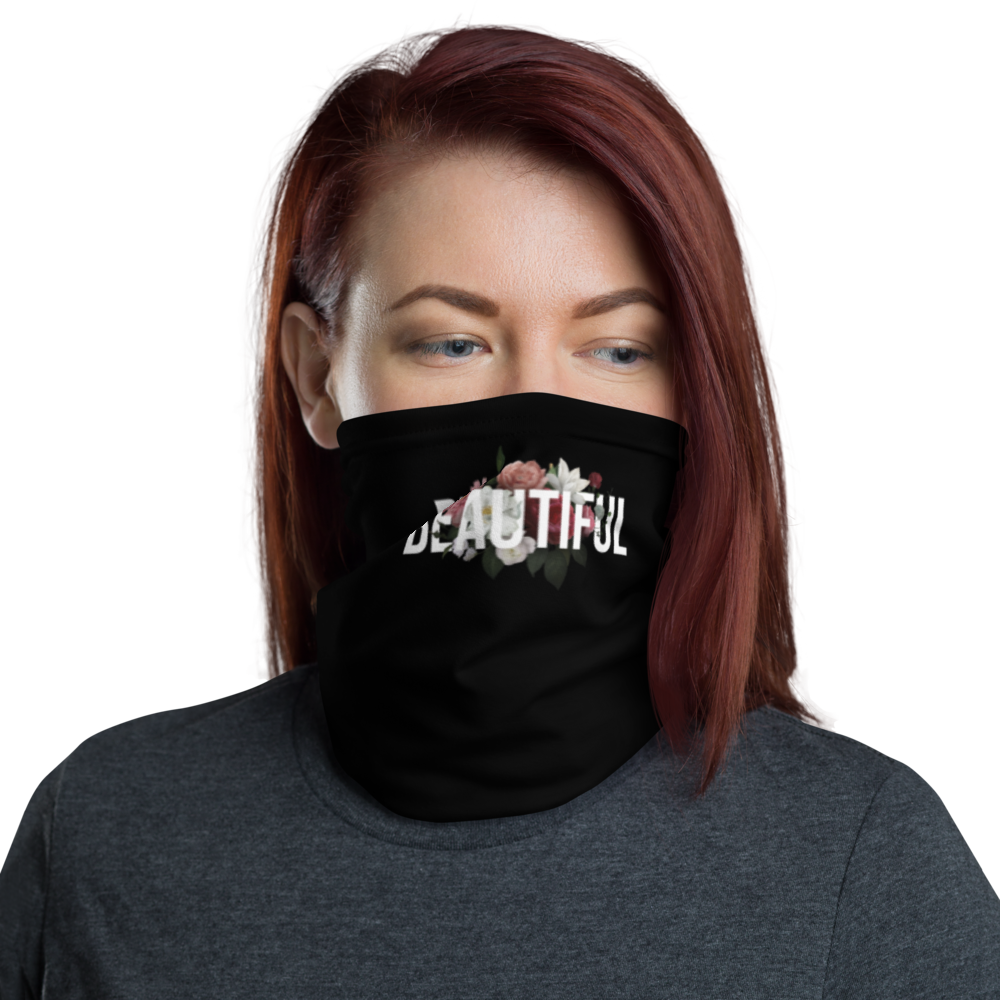 Default Title Beautiful Flower Face Mask & Neck Gaiter by Design Express