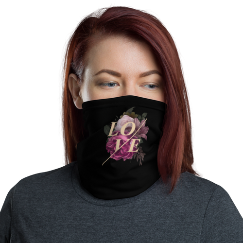 Default Title Love Flower Face Mask & Neck Gaiter by Design Express