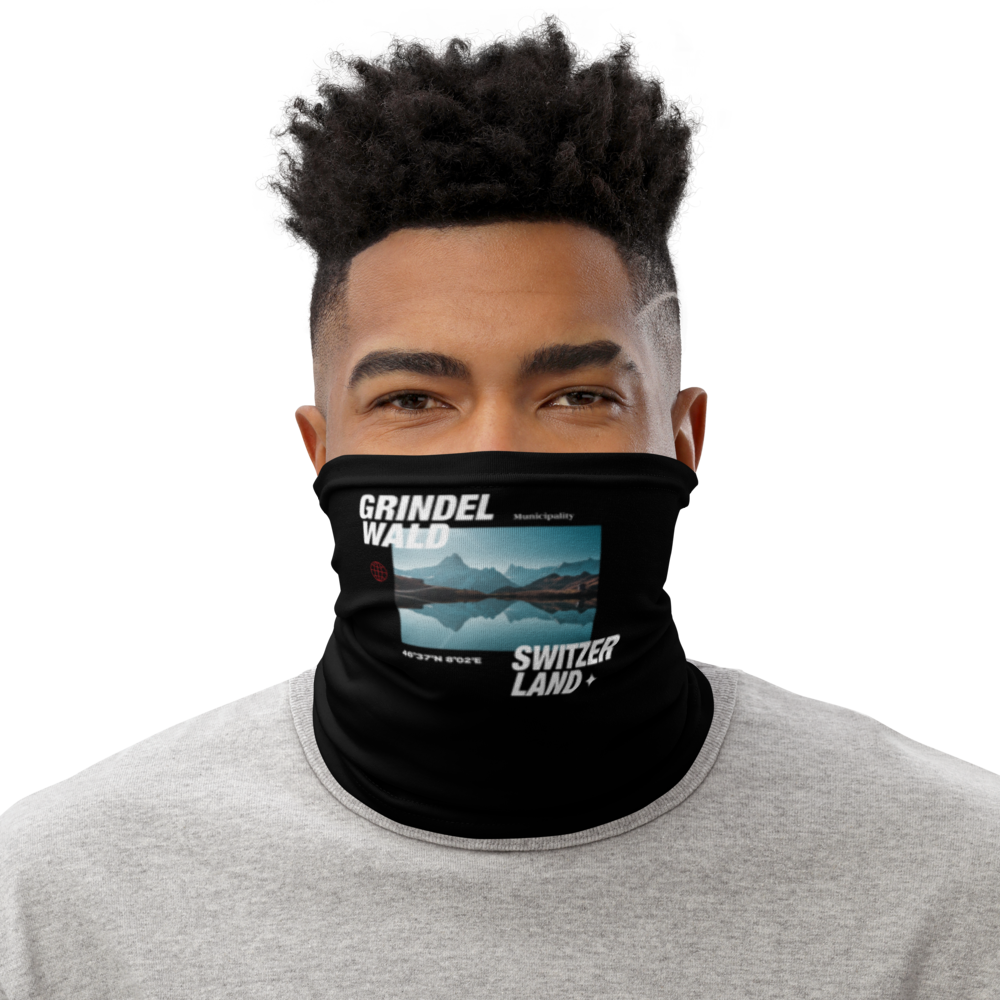 Default Title Grindelwald Switzerland Face Mask & Neck Gaiter by Design Express