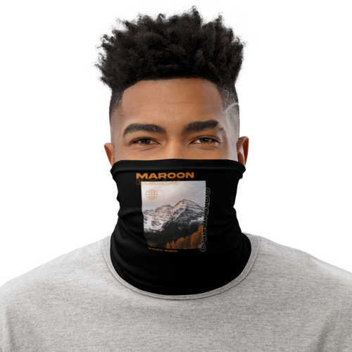 Default Title Maroon Bells, Colorado Face Mask & Neck Gaiter by Design Express