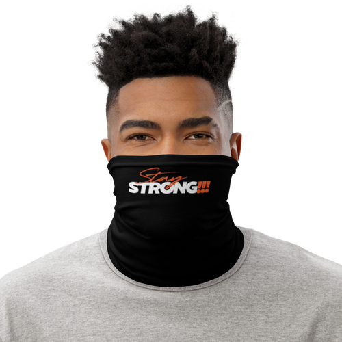 Default Title Stay Strong (Motivation) Face Mask & Neck Gaiter by Design Express