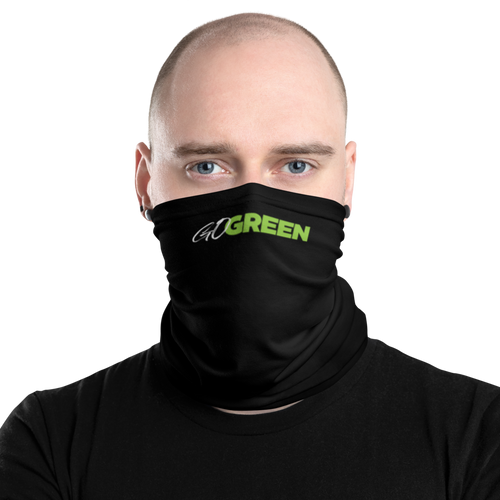 Default Title Go Green (Motivation) Face Mask & Neck Gaiter by Design Express