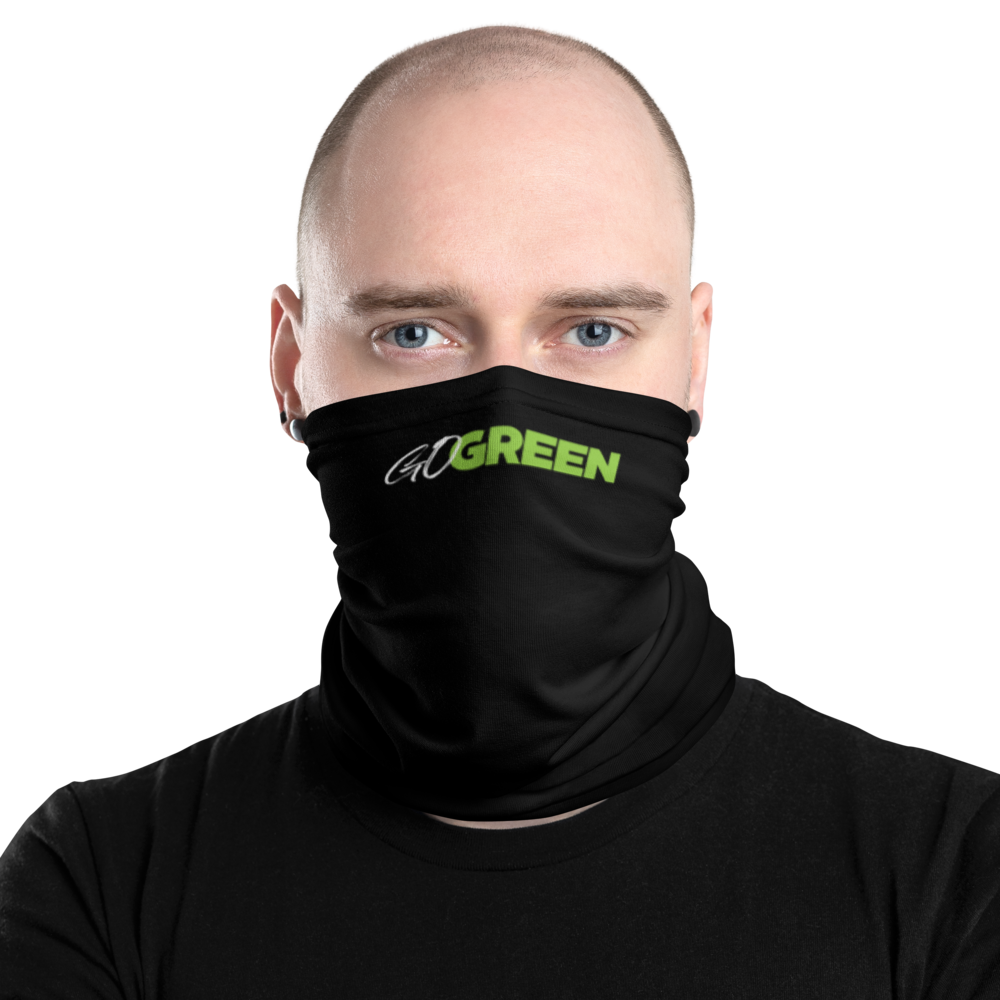 Default Title Go Green (Motivation) Face Mask & Neck Gaiter by Design Express