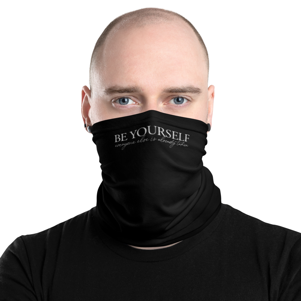 Default Title Be Yourself Quotes Face Mask & Neck Gaiter by Design Express