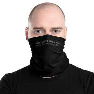 Default Title Every saint has a past (Quotes) Face Mask & Neck Gaiter by Design Express