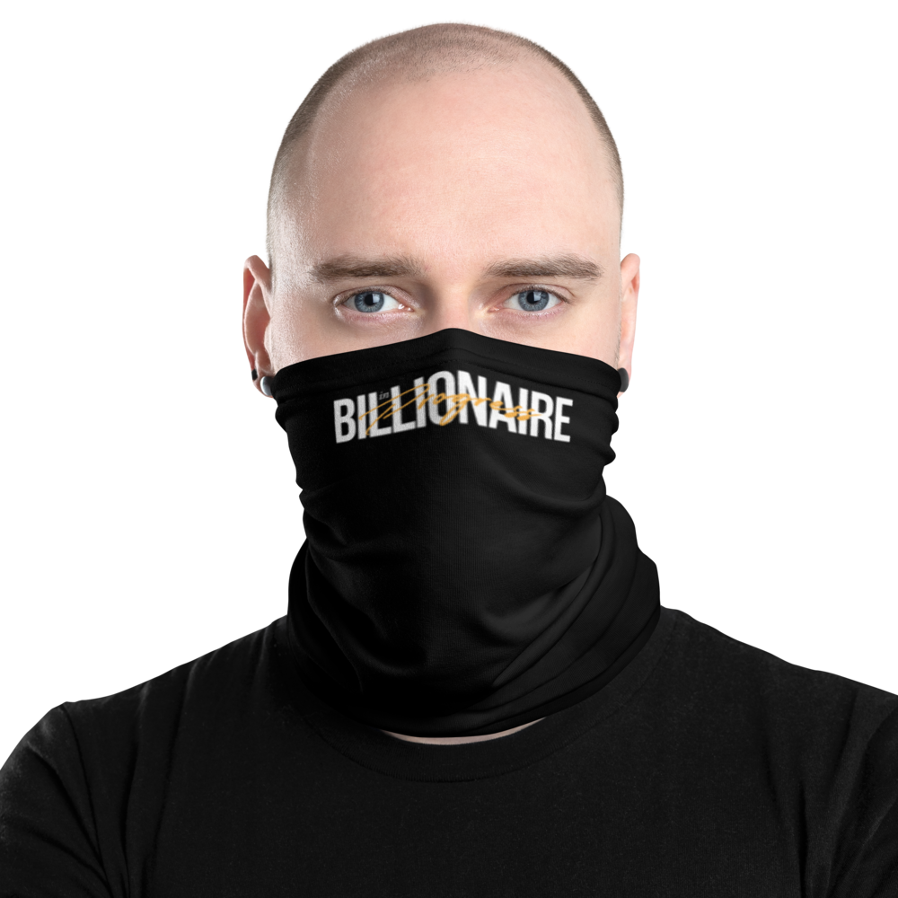 Default Title Billionaire in Progress (motivation) Face Mask & Neck Gaiter by Design Express