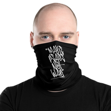 Default Title Make Peace Not War Vertical Graffiti (motivation) Face Mask & Neck Gaiter by Design Express