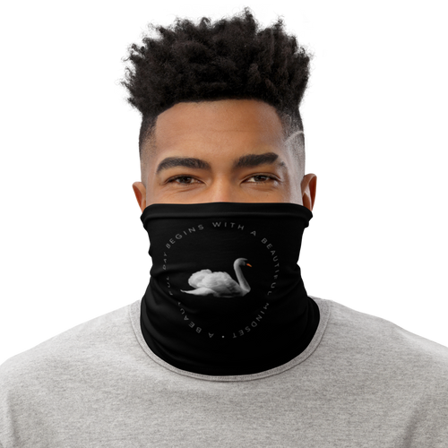 Default Title a Beautiful day begins with a beautiful mindset Face Mask & Neck Gaiter by Design Express