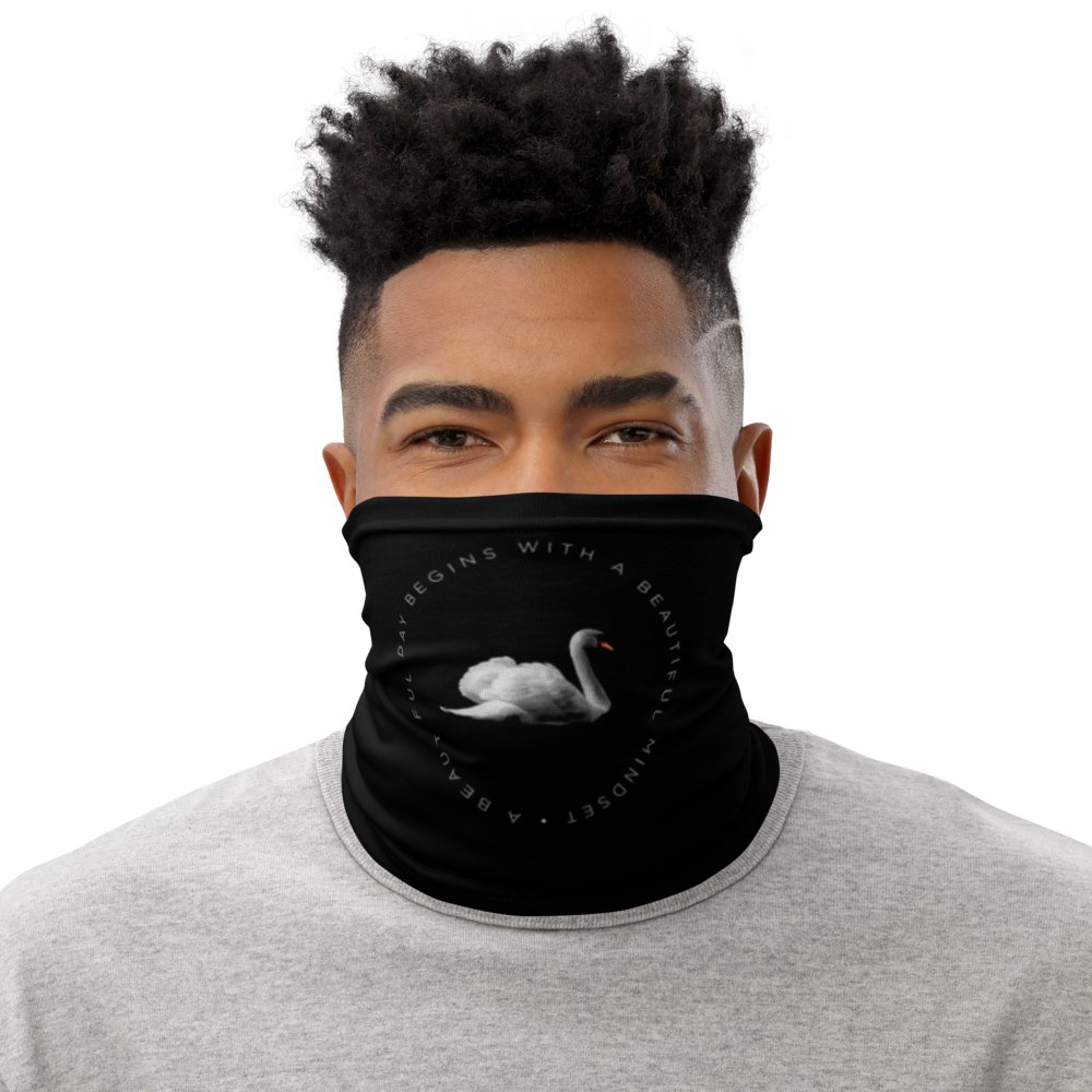 Default Title a Beautiful day begins with a beautiful mindset Face Mask & Neck Gaiter by Design Express