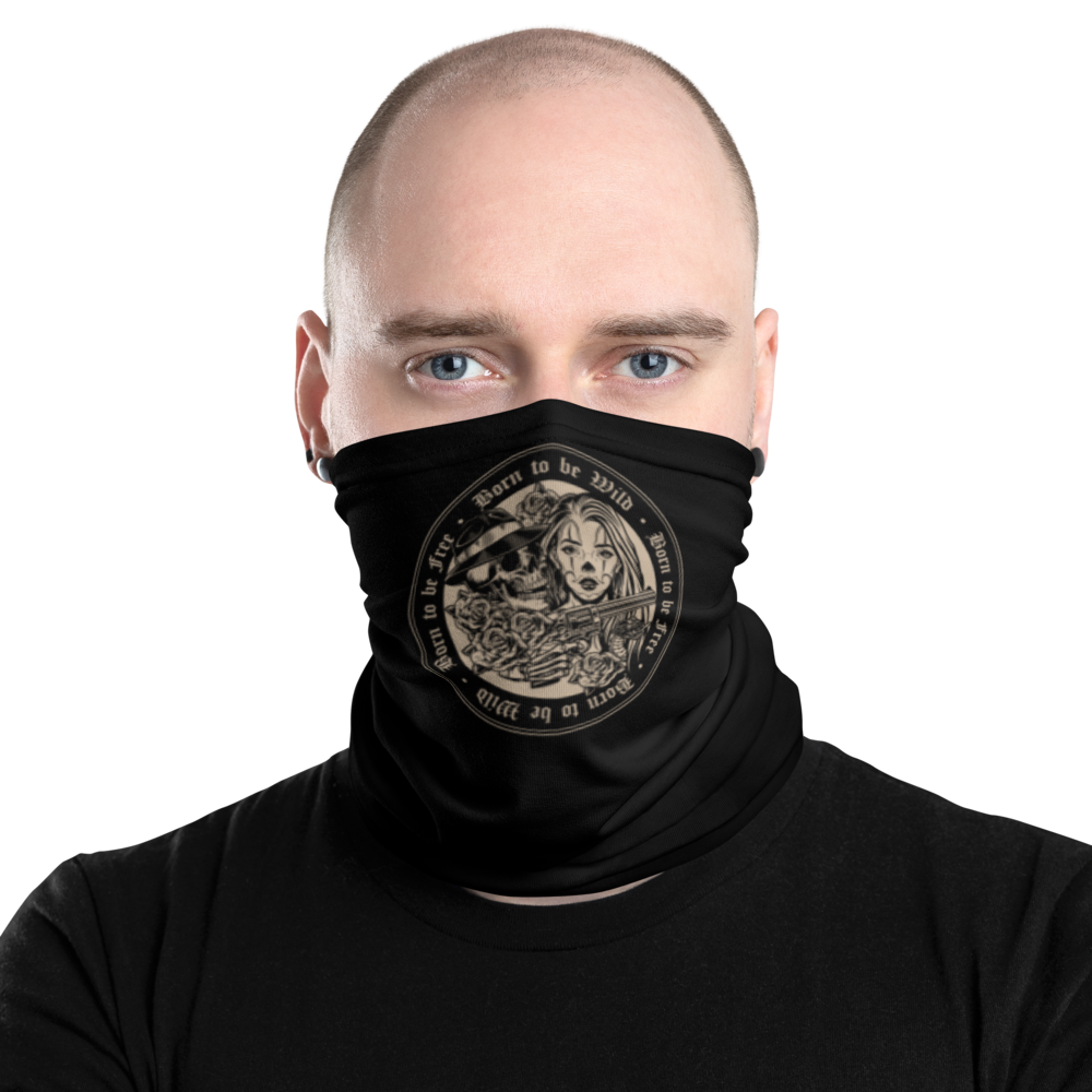 Default Title Born to be Wild, Born to be Free Face Mask & Neck Gaiter by Design Express