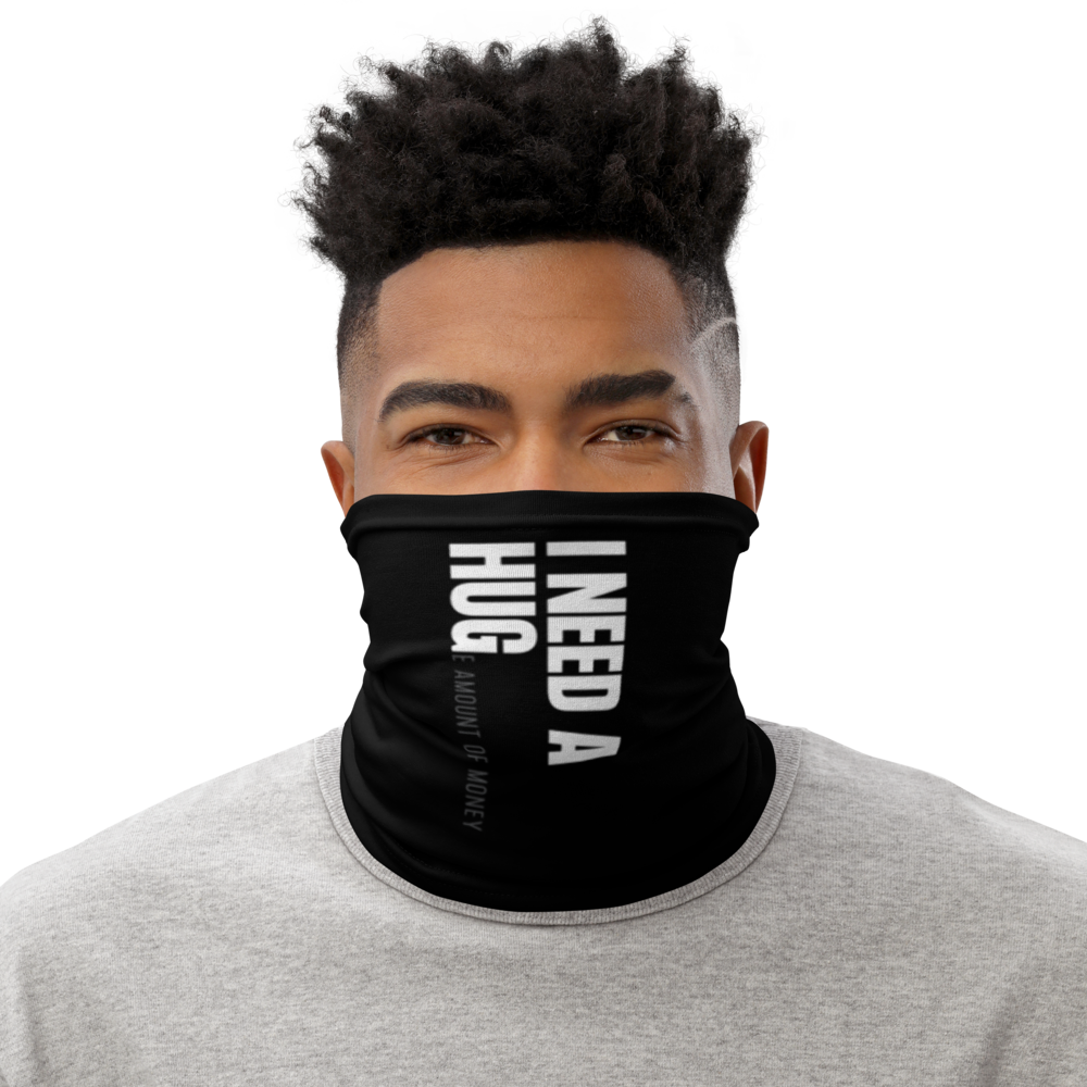 Default Title I need a huge amount of money (Funny) Face Mask & Neck Gaiter by Design Express