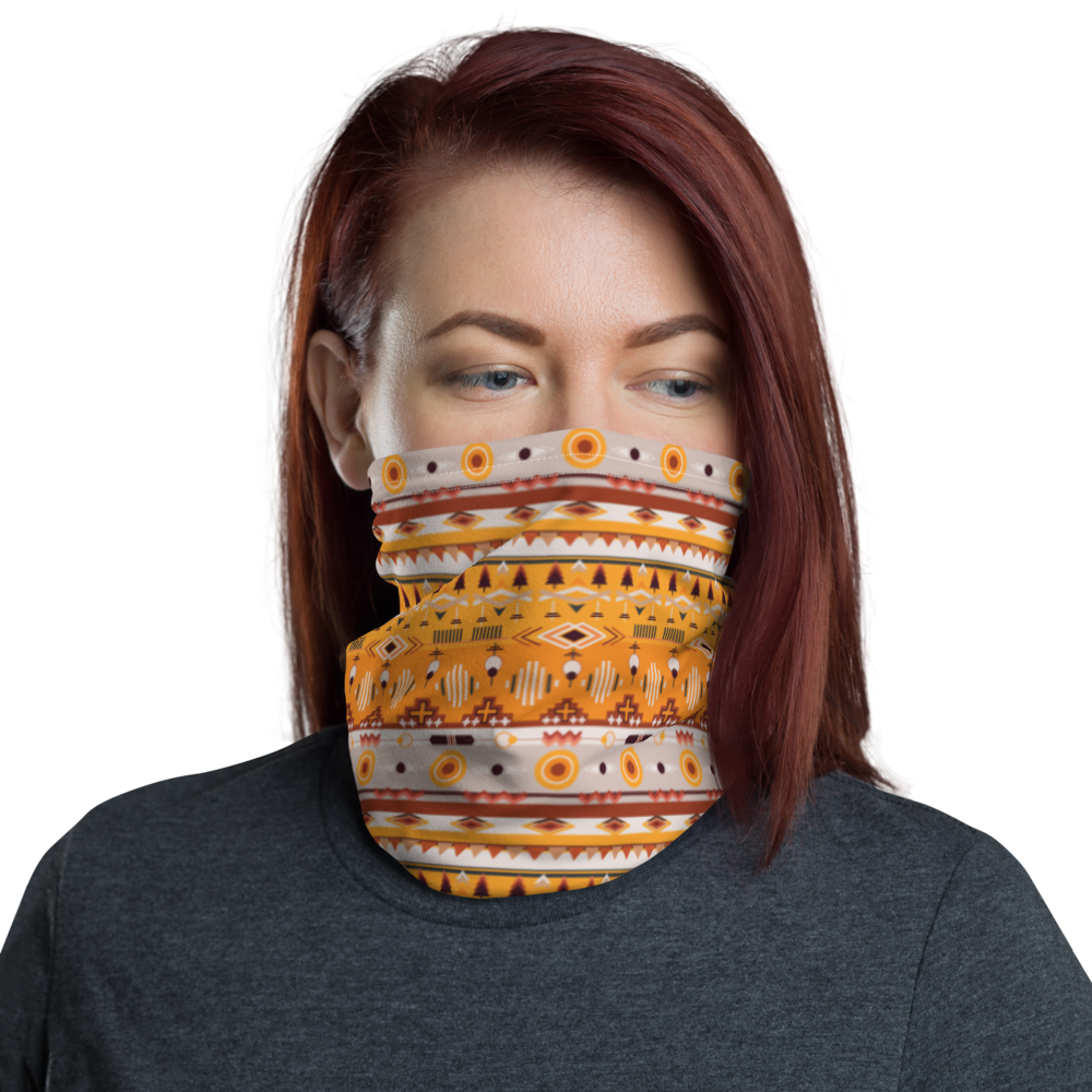 Default Title Traditional Pattern 04 Face Mask & Neck Gaiter by Design Express