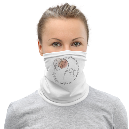 Default Title Dream as if you will live forever Face Mask & Neck Gaiter by Design Express