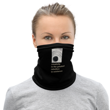 Default Title Creativity is the greatest rebellion in existence Face Mask & Neck Gaiter by Design Express