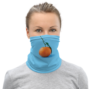 Default Title Orange on Blue Face Mask & Neck Gaiter by Design Express