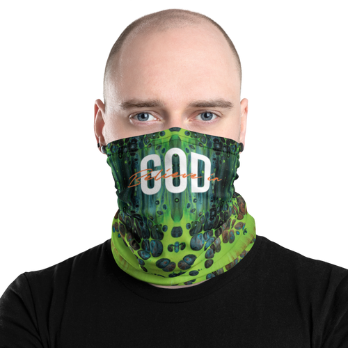 Default Title Believe in God Face Mask & Neck Gaiter by Design Express