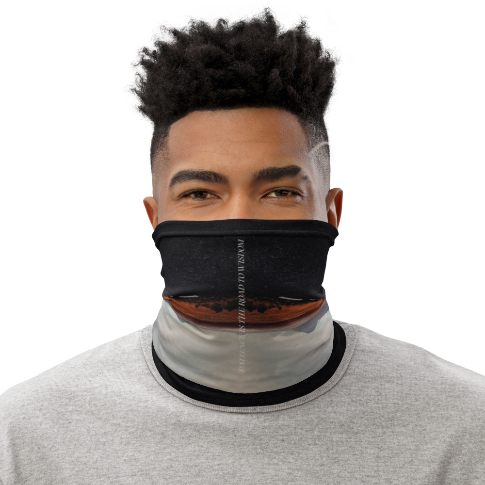 Default Title Patience is the road to wisdom Face Mask & Neck Gaiter by Design Express