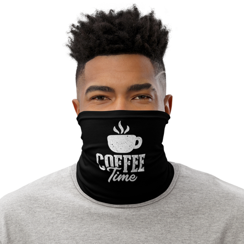 Default Title Coffee Time Face Mask & Neck Gaiter by Design Express