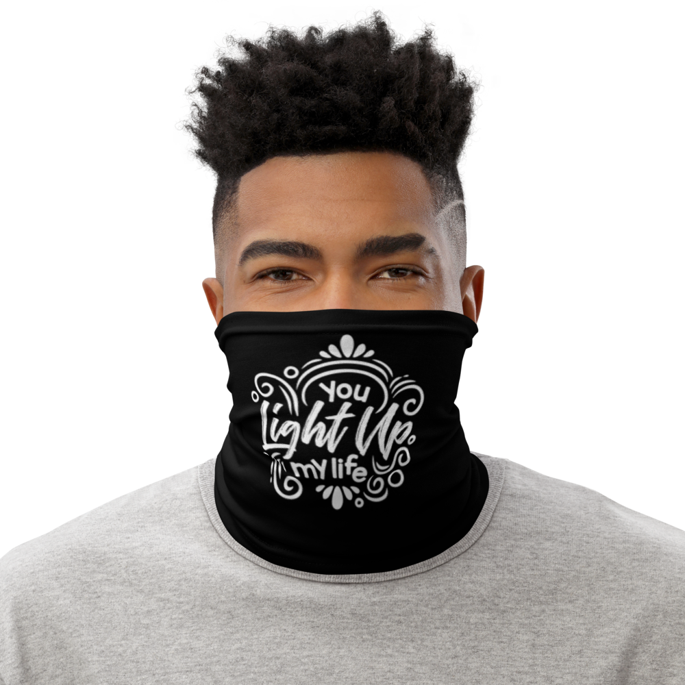 Default Title You Light Up My Life Face Mask & Neck Gaiter by Design Express