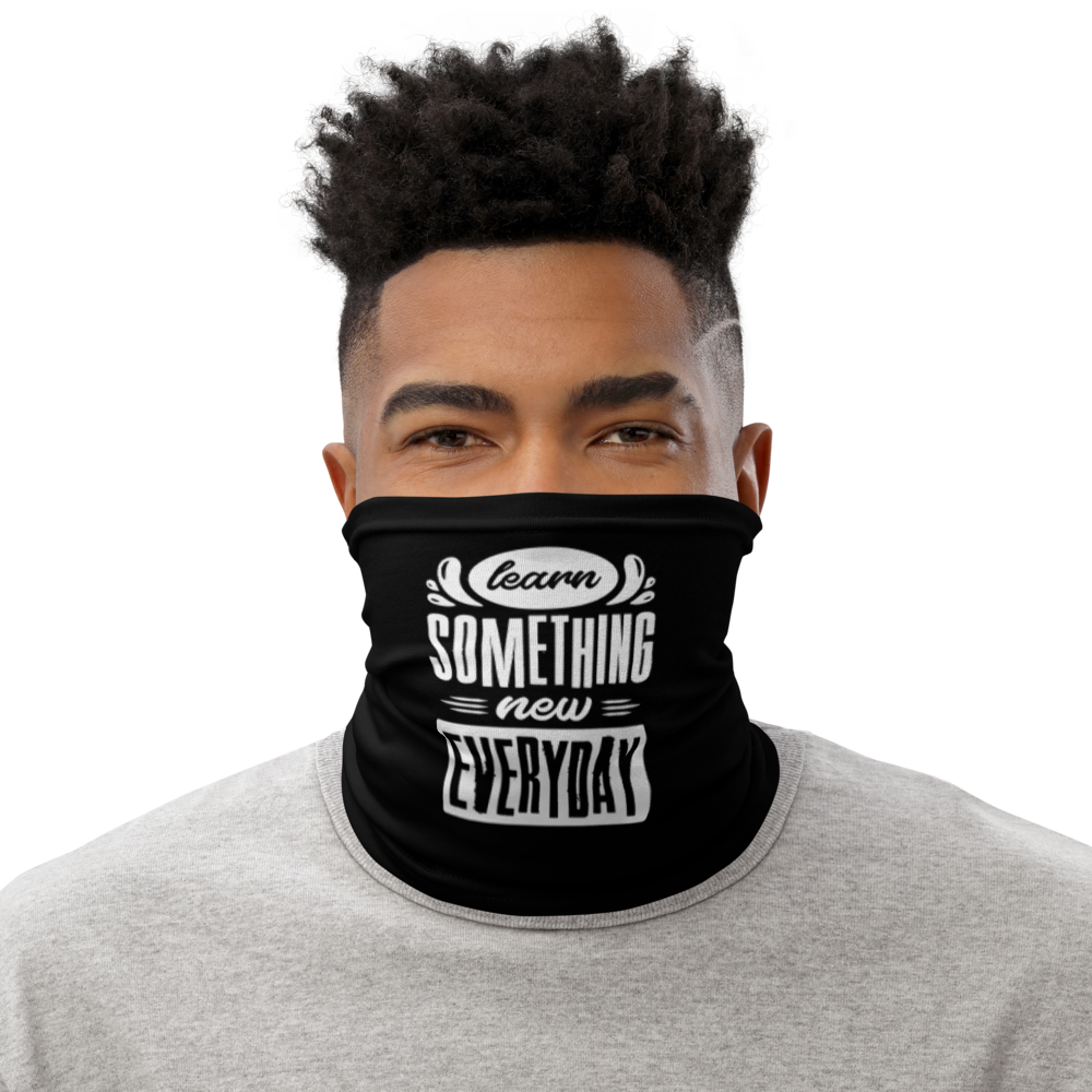 Default Title Learn Something New Everyday Face Mask & Neck Gaiter by Design Express