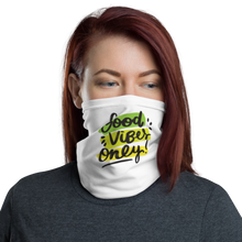 Default Title Good Vibes Only Face Mask & Neck Gaiter by Design Express