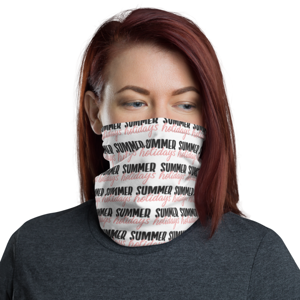 Default Title Summer Holidays Face Mask & Neck Gaiter by Design Express