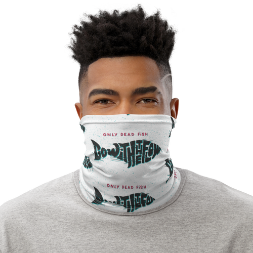 Default Title Only Dead Fish Go with the Flow Face Mask & Neck Gaiter by Design Express