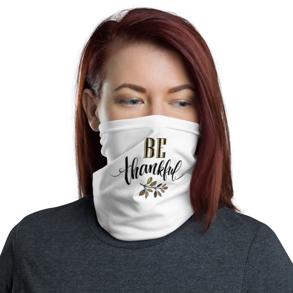 Default Title Be Thankful Face Mask & Neck Gaiter by Design Express