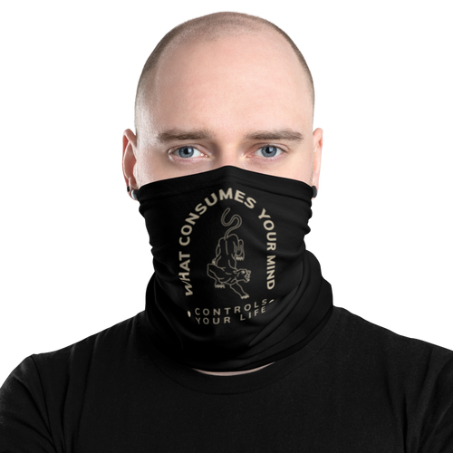 Default Title What Consume Your Mind Face Mask & Neck Gaiter by Design Express