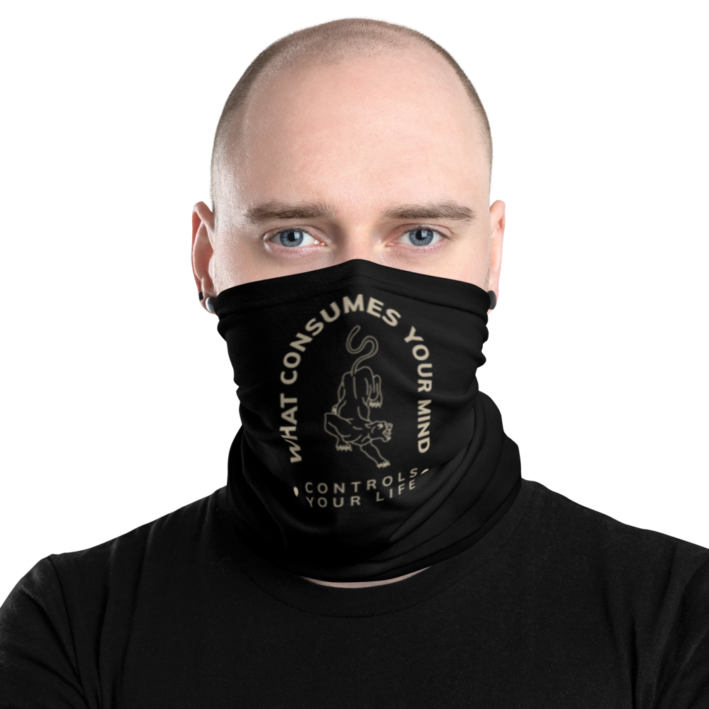 Default Title What Consume Your Mind Face Mask & Neck Gaiter by Design Express