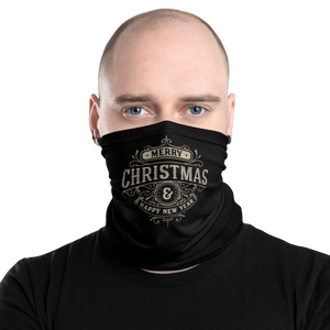 Default Title Merry Christmas & Happy New Year Face Mask & Neck Gaiter by Design Express