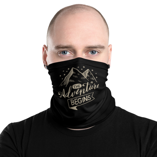 Default Title The Adventure Begins Face Mask & Neck Gaiter by Design Express