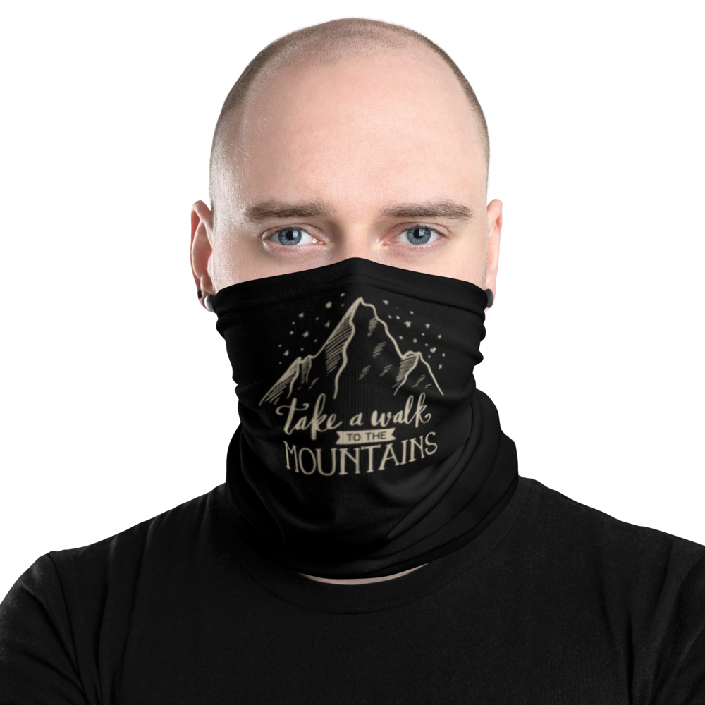 Default Title Take a Walk to the Mountains Face Mask & Neck Gaiter by Design Express