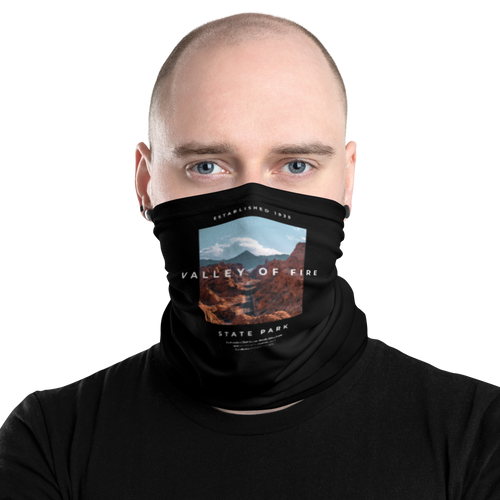 Default Title Valley of Fire Face Mask & Neck Gaiter by Design Express
