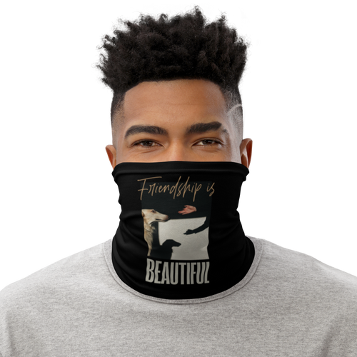 Default Title Friendship is Beautiful Face Mask & Neck Gaiter by Design Express