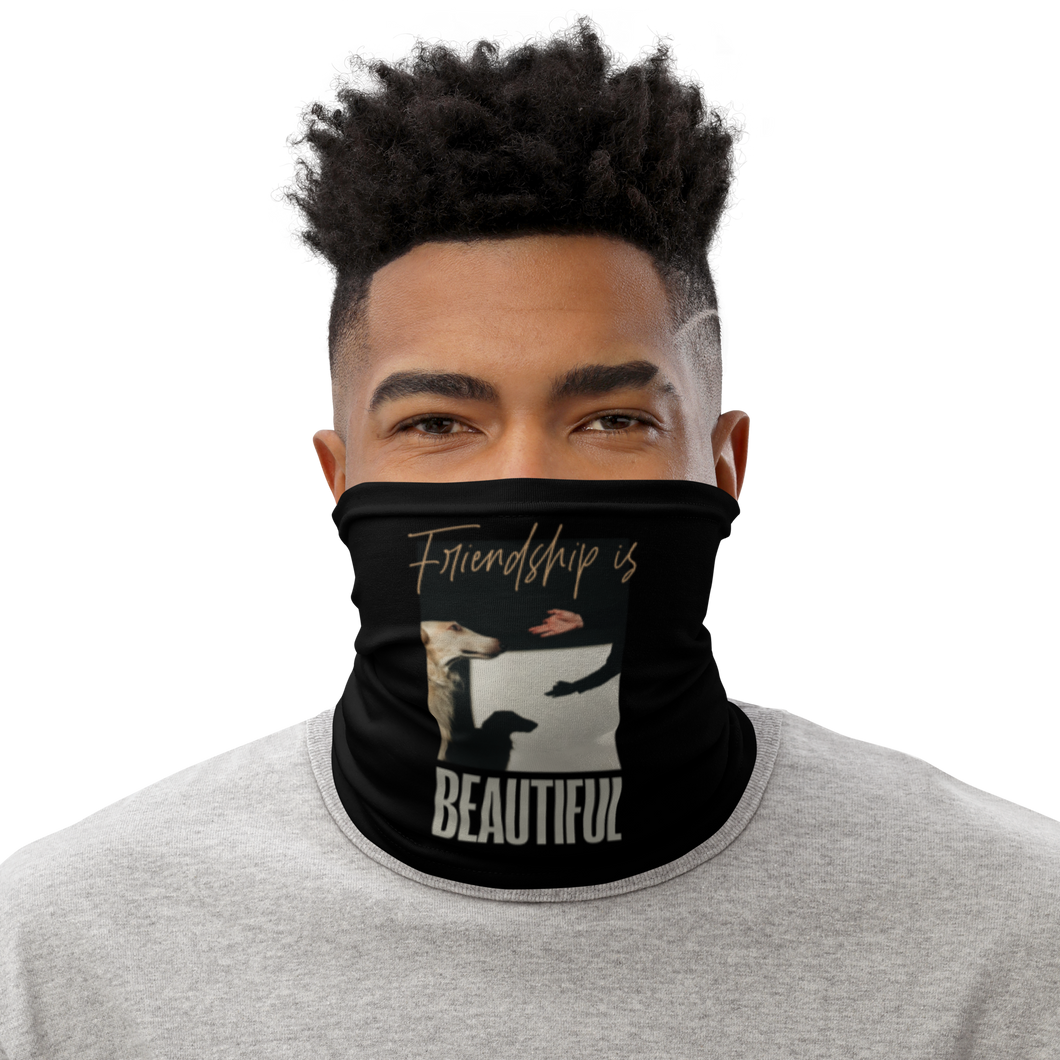 Default Title Friendship is Beautiful Face Mask & Neck Gaiter by Design Express