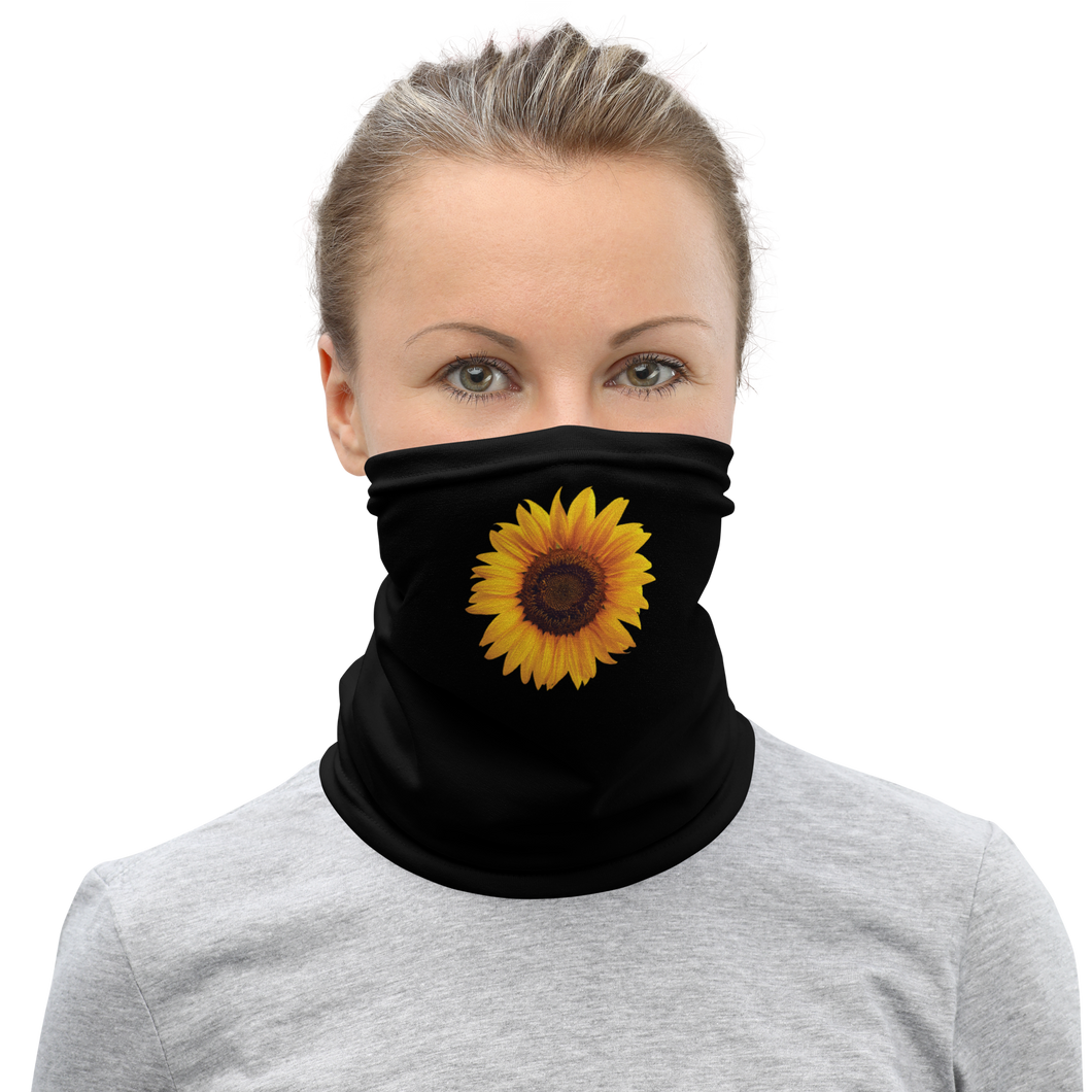 Default Title Sunflower Face Mask & Neck Gaiter by Design Express